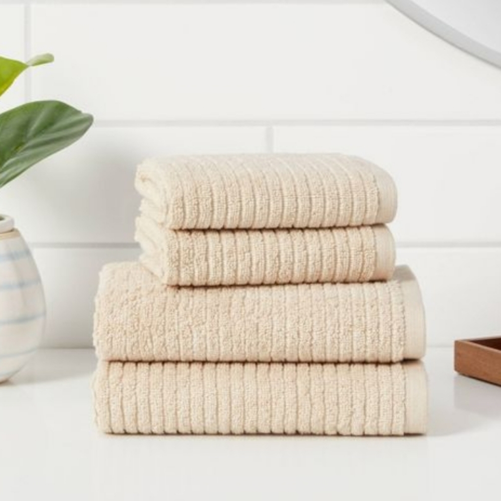THRESHOLD OVERSIZED BATH TOWELS SET OF 2